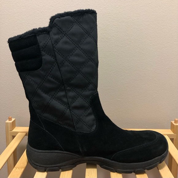Lands’ End Women’s Insulated All Weather Winter Snow Boots, Black, Size 9 - Picture 3 of 13